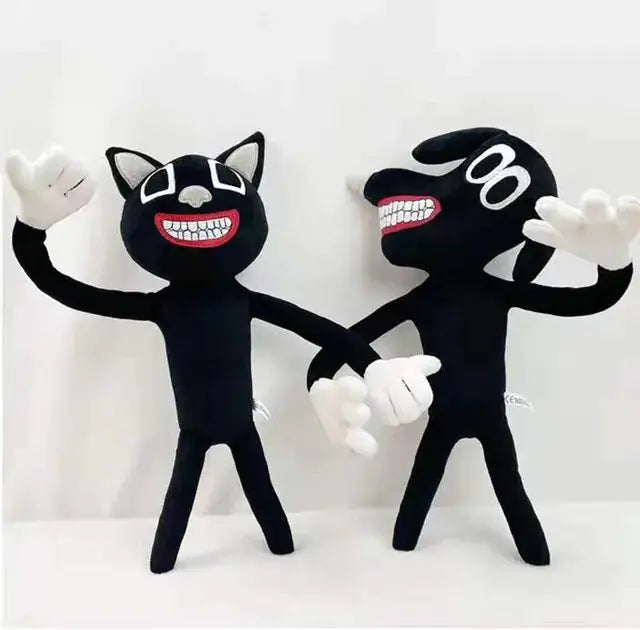Siren Head Black Cat Plush Toy